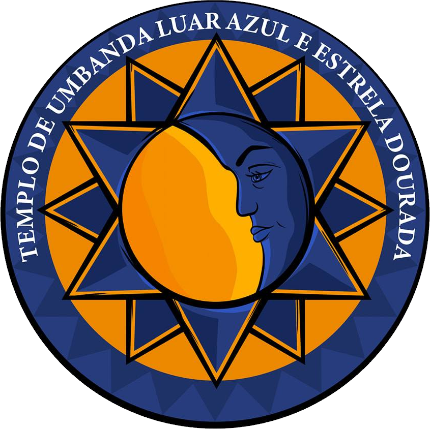 Logo do Terreiro de Umbanda Luar Azul e Estrela Dourada em Itapevi SP